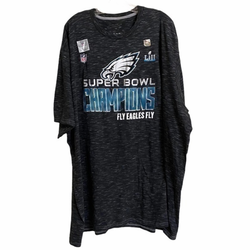 NWT Trophy Collection NFL Super Bowl Champions Eagles T-Shirt Mens Size 5XL